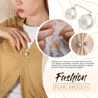 3 шт.компл. простая брошь с двойным жемчугом на воротник свитера, защитная брошь, булавки, аксессуары для одежды, броши для женщин