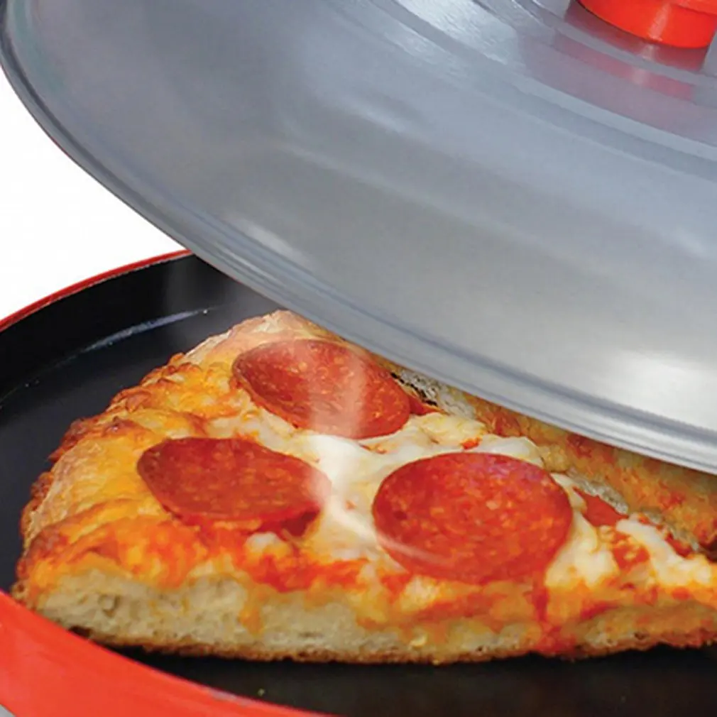 Microwave Oven Non-Stick Baking Tray Pizza Cheese Egg Bacon Defrosting |