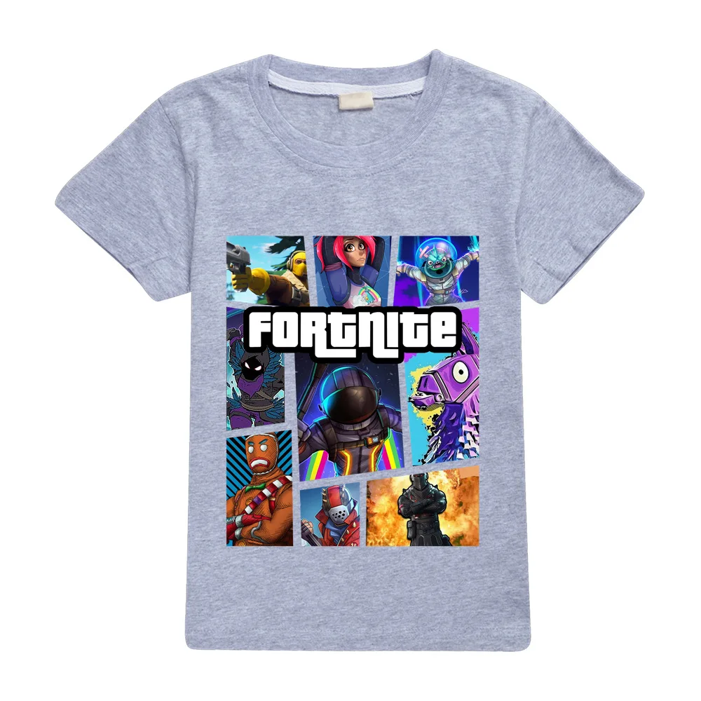 Fortnite футболка 3D с рисунком для девочек Новое поступление уличная детская одежда