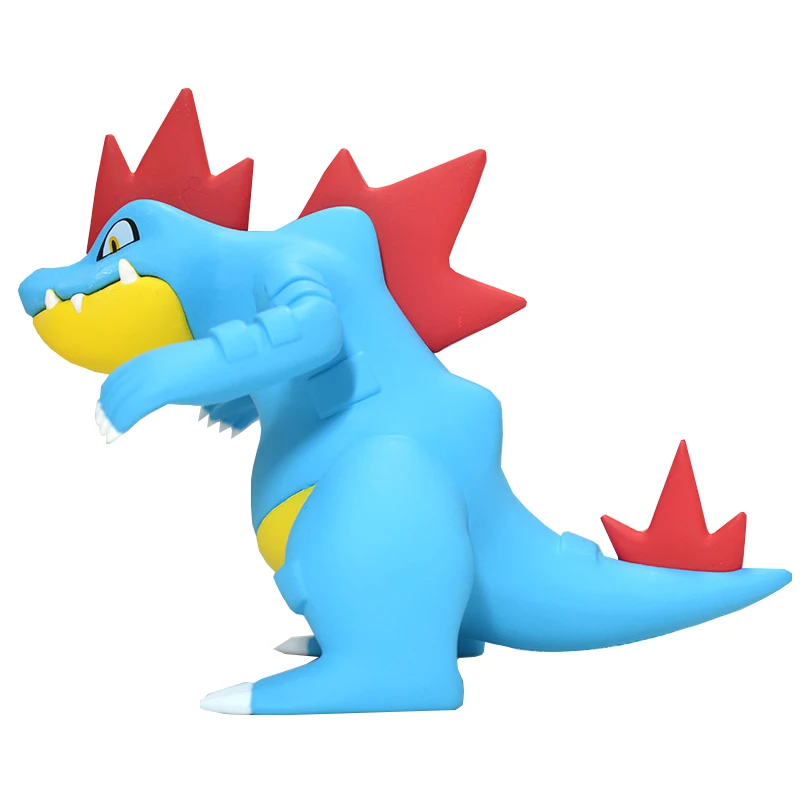 

Original Bandai Shokugan Pokemon Figures Meganium Sword and Shield Collection Model Toy Anime Action Figure Toys for Kids