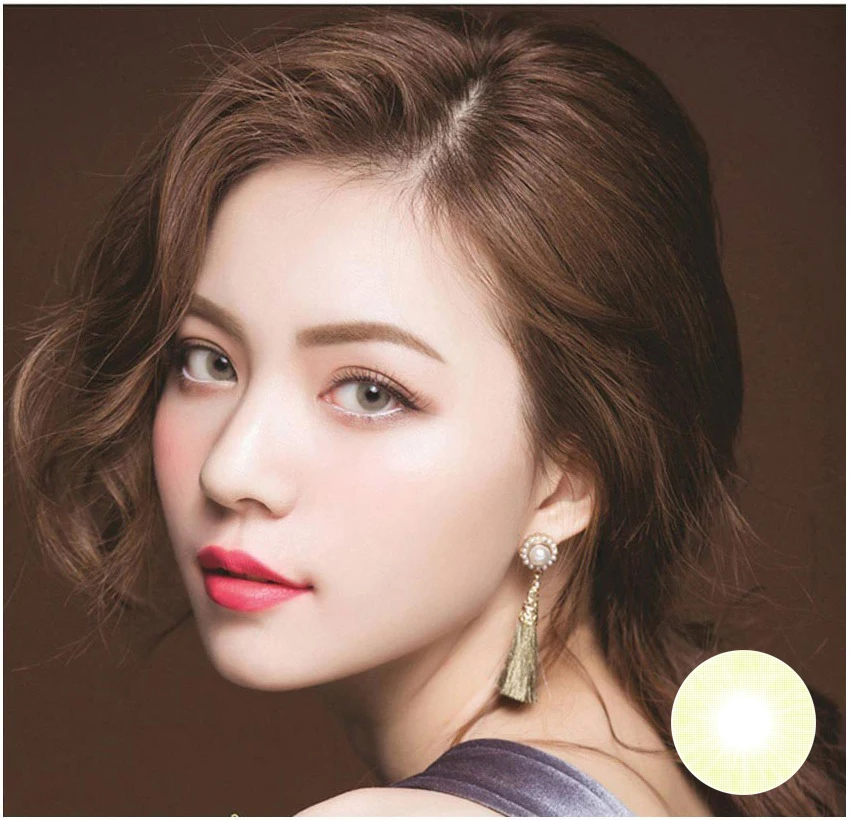 Цветные контактные линзы Jewelens цветные для глаз красочные косметические серии Soft