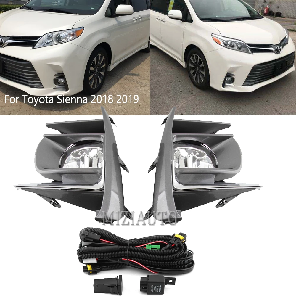 Для Toyota Sienna 2017 2018 2019 2020 Противотуманные фары в сборе противотуманные