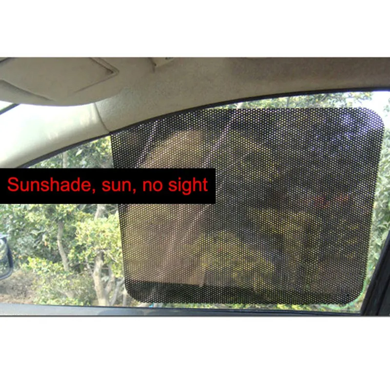 

Car sunshade stickers car window electrostatic film sunscreen heat insulation mesh sun block sunshade film car side window shade