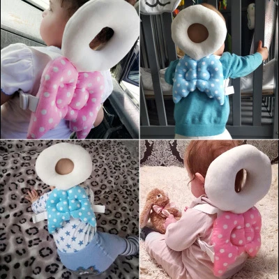 Cute Baby Infant Toddler Newborn Head Back Protector Safety Cushion Pad Harness Headgear Cartoon Baby Head Protection Toys