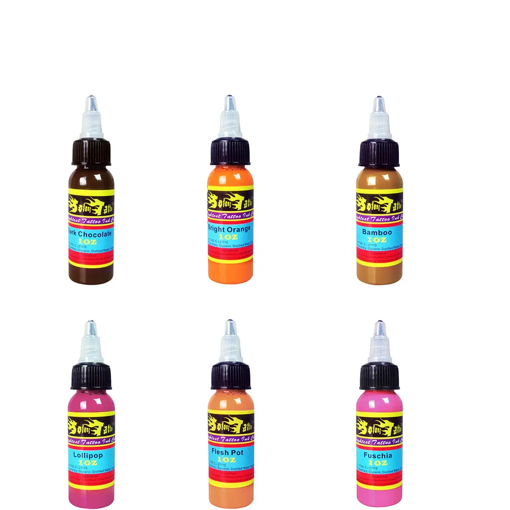 21 Color Professional Tattoo Ink Pigmento Makeup Pigments For Eyebrow Eyeliner Lip Tattoo Supply Microblading Pigment for tattoo