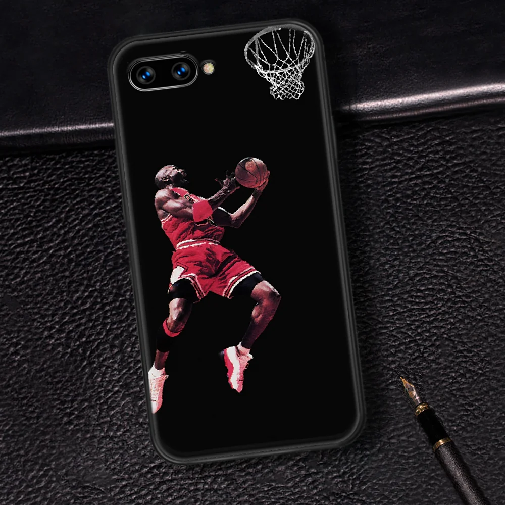 

Basketball Jordan Phone Case Cover Hull For HUAWEI Honor 6A 7A 7C 8 8A 8S 8x 9 9x 10 10i 20 Lite Pro black Shell Pretty Coque 3D