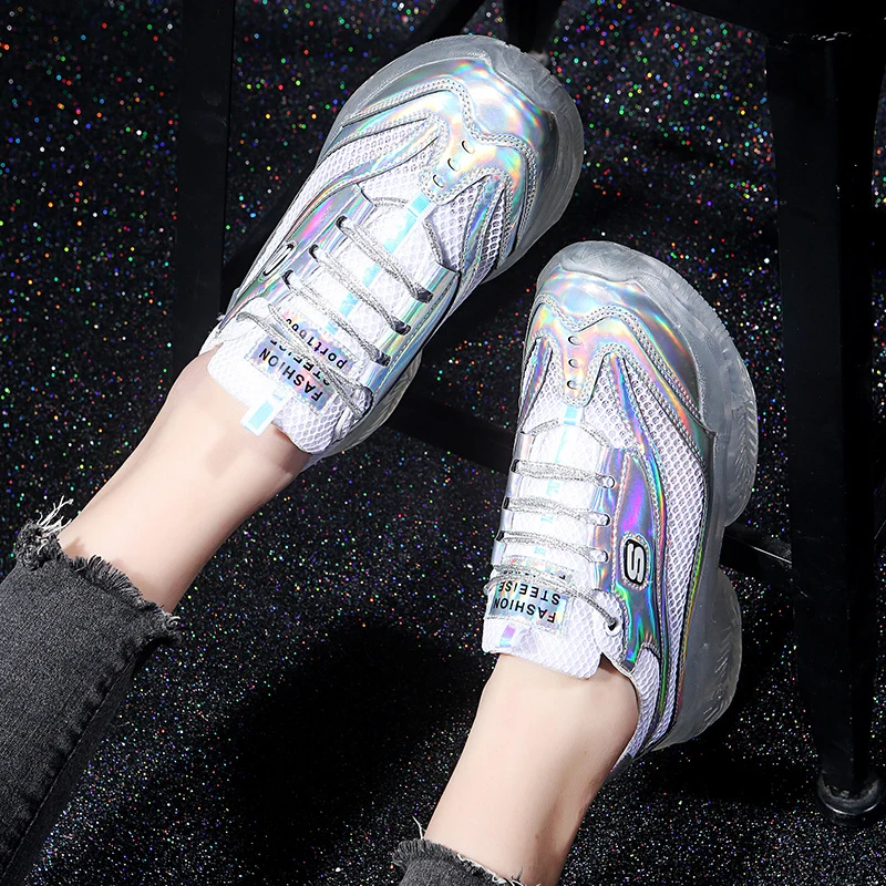 Модная женская прогулочная обувь Удобная дышащая Спортивная для улицы Женская с