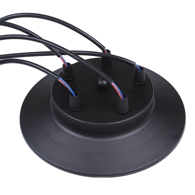 Sleeve Retro Lampshade Suspensions Vintage Adjustable RéTro Chandelier Ceiling Lamp (E27) Dining Hall Bedroom Hotel 5 Arms (Bulb | Лампы и