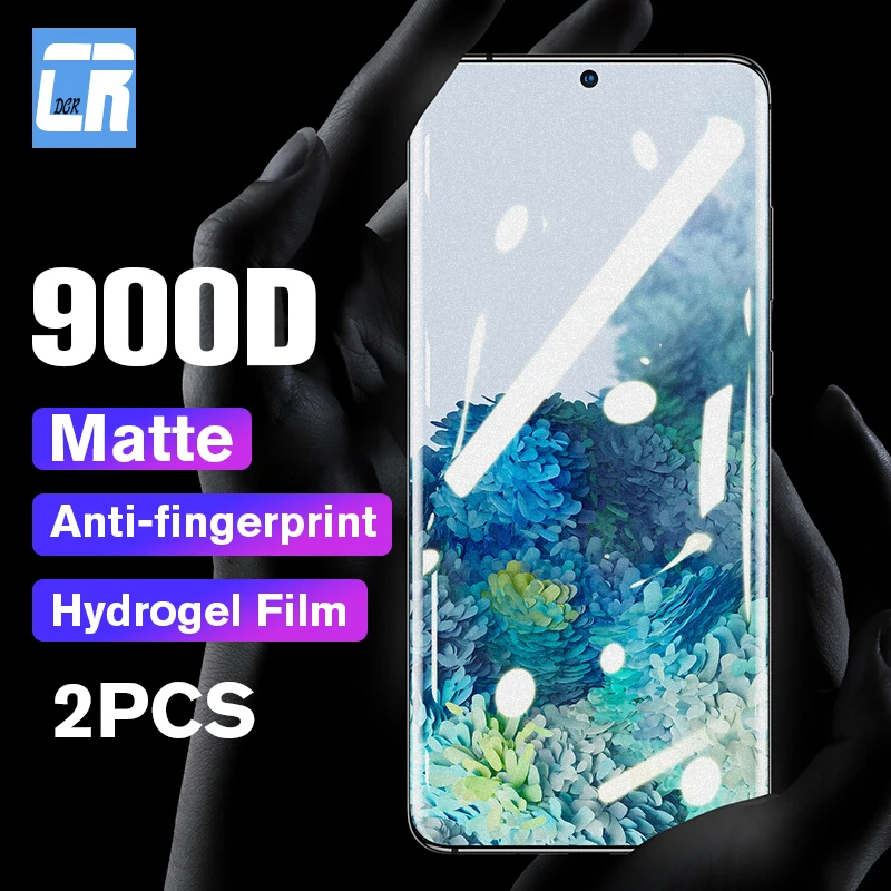 Матовая Гидрогелевая пленка без отпечатков пальцев для Samsung galaxy S20 S10E S9 Plus