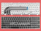 Новая клавиатура с английской раскладкой для ноутбука HP probook 4540, 4540S, 4545, 4545S, 701485-001, Серебристая Рамка, Черная