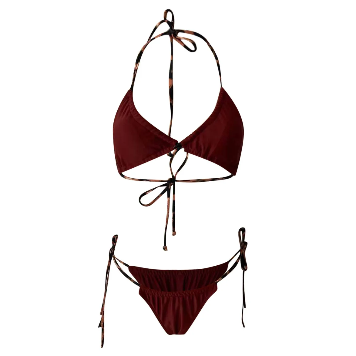 2 шт. сексуальный бикини костюм для женщин летний бандо мягкий пуш-ап с открытыми