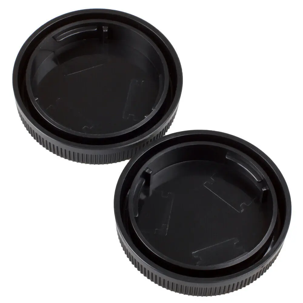 Задняя крышка объектива камеры 2 шт для Canon EOS M M2 фотообъектив 18 55 мм|Крышки