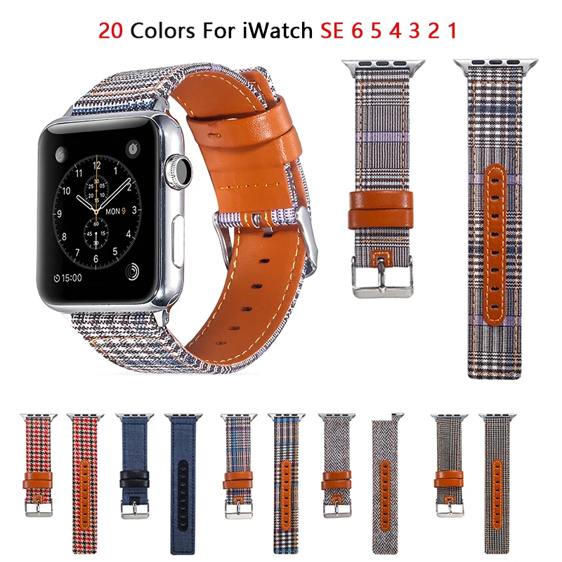 

Кожаный браслет для Apple Watch Band 7 6 SE 5 4 41 мм 45 мм 40/44 мм ремешок для iWatch Series 7 6 3 38 мм 42 мм Ремешки для наручных часов
