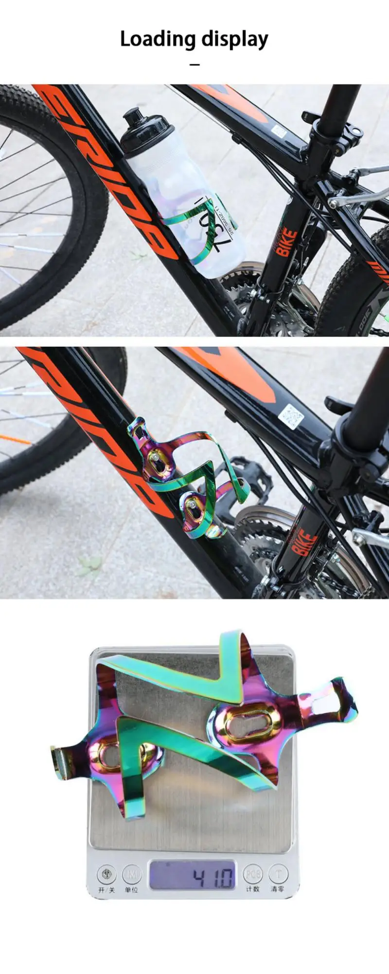 

2021 New Lightweight Aluminum Alloy Road Bike Water Bottle Cage Colorful Bicycle Water Bottle Holder Cage Cycling Bottle Holder