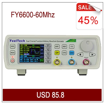 Горячая Распродажа FeelElec FY8300S-20Mhz трехканальный генератор сигналов