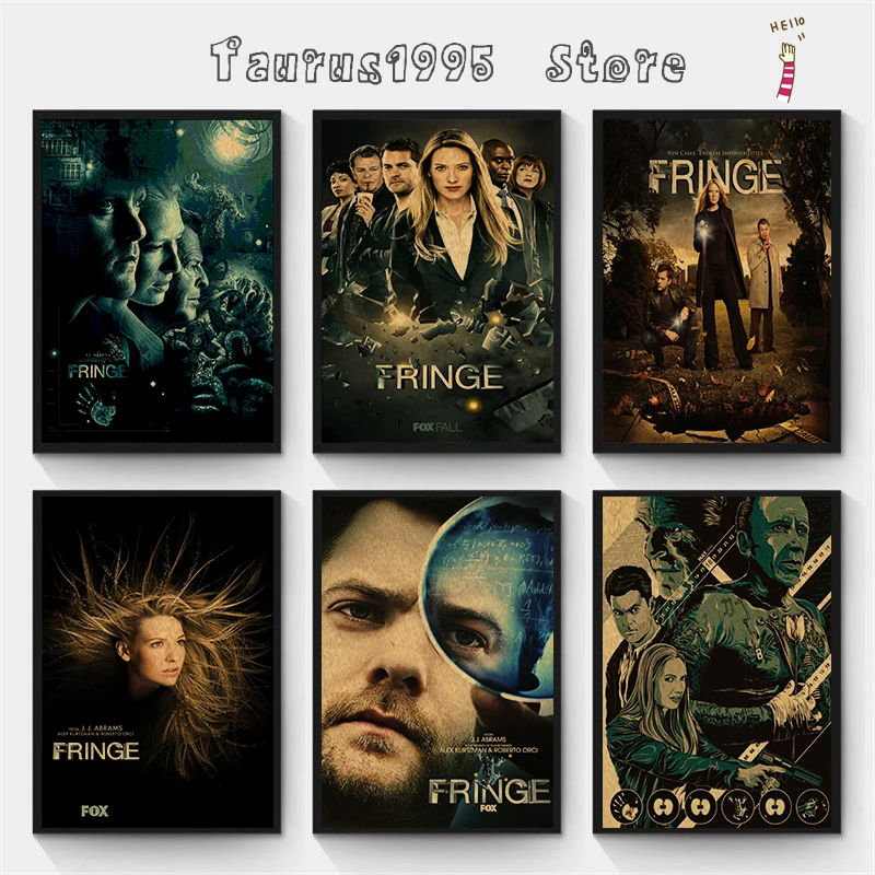 Новые постеры с бахромой из крафт-бумаги ретро постер домашний декор настенная