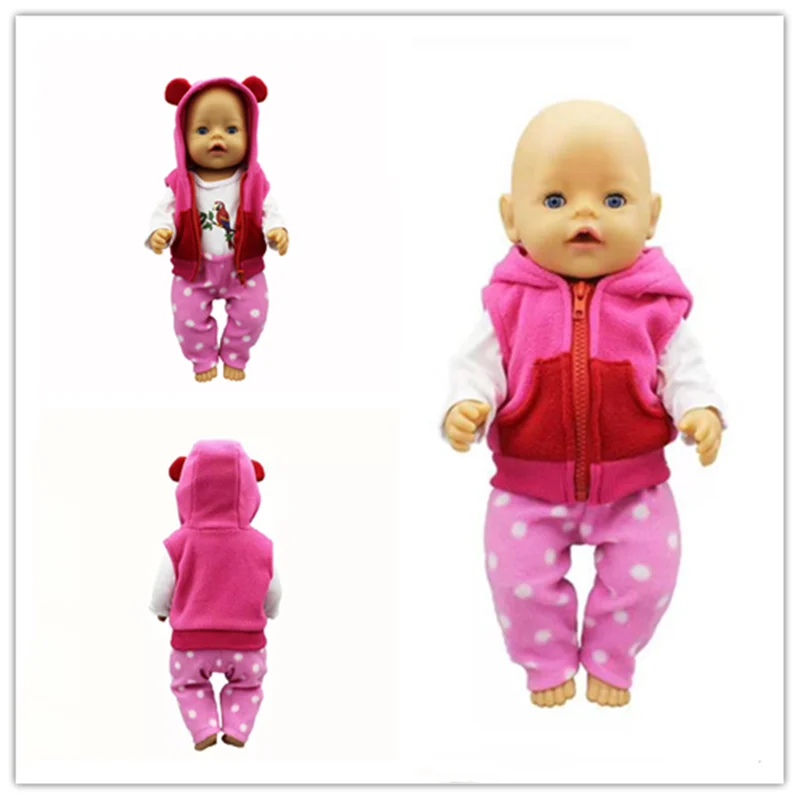 Born Baby Fit 18 дюймов 43 см Кукла одежда Пижама кукла Халат кактус Фламинго Альпака