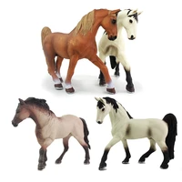horse model appaloosa lusitano clydesdale haflinger pony steed pinto stallion ranch wild animal figure collectible figurine toys