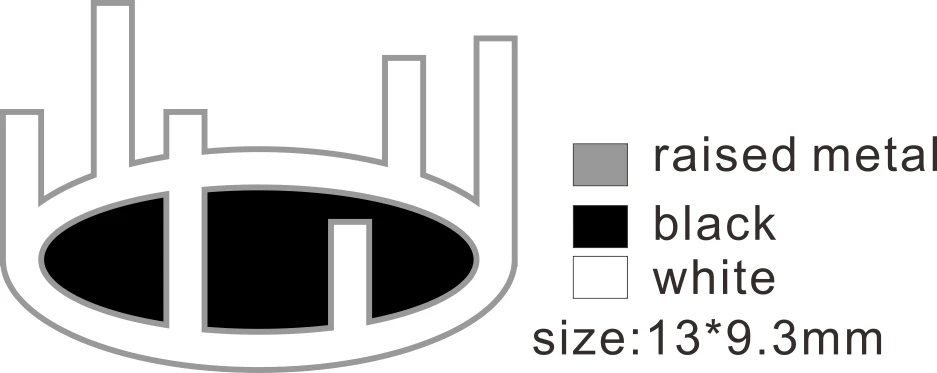 Индивидуальная металлическая заколка для лацкана + Краски кнопка бабочка