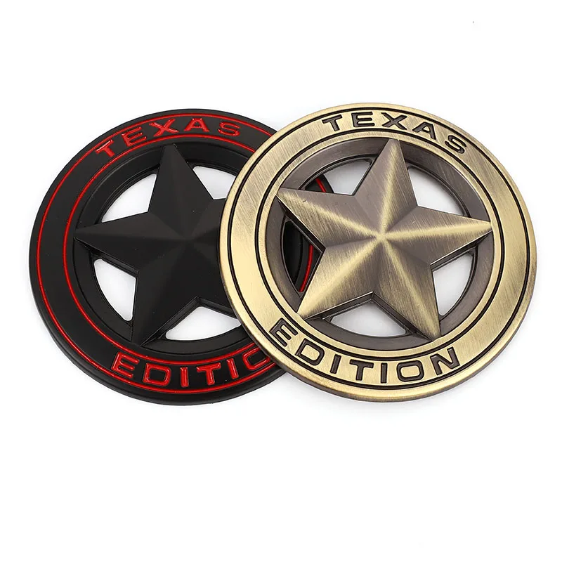Texas Edition Badge Emblem Decal Sticker Front Grill for Jeep Wrangler Compass Grand Cherokee Patriot Liberty Renegade Commander |