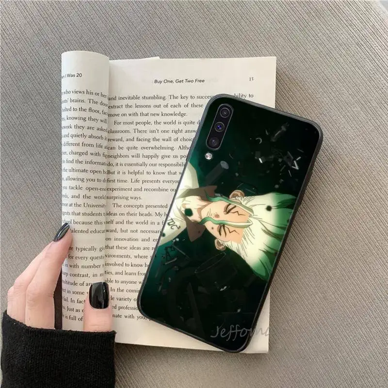 

Cartoon Dr.STONE cute Phone Case For Samsung galaxy S note 7 8 9 10 20 fe edge A 6 10 20 30 50 51 70 lite plus Soft Silicone