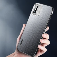 upgrade laser metal brushed tpu framepc back for iphone 12 11 pro max xs max 12pro 11pro xr x iphone11 iphone12 tpu case cover