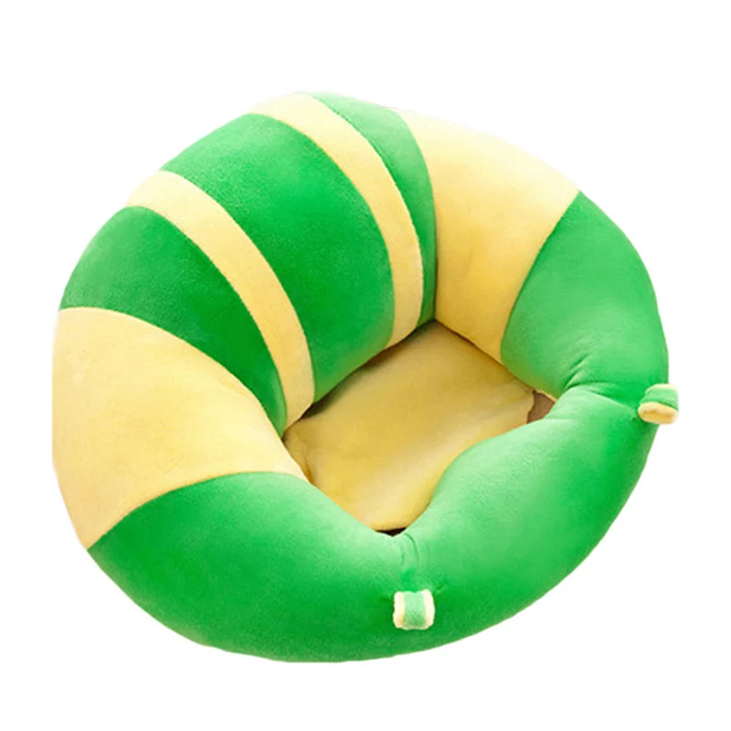 Детские сиденья Диван короткий плюшевый поддержка сиденье заполненный мягкий хлопок ребенок младенец удобный обучающий Стул Путешествия Автомобильное сиденье - Цвет: B