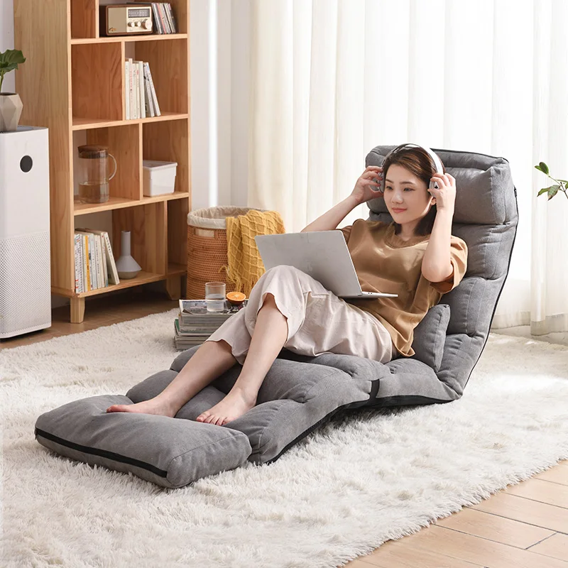 Soft Sofa Bed Lounge Living Room Reclining Chair Folding Adjustable Sleep Bed Sofa