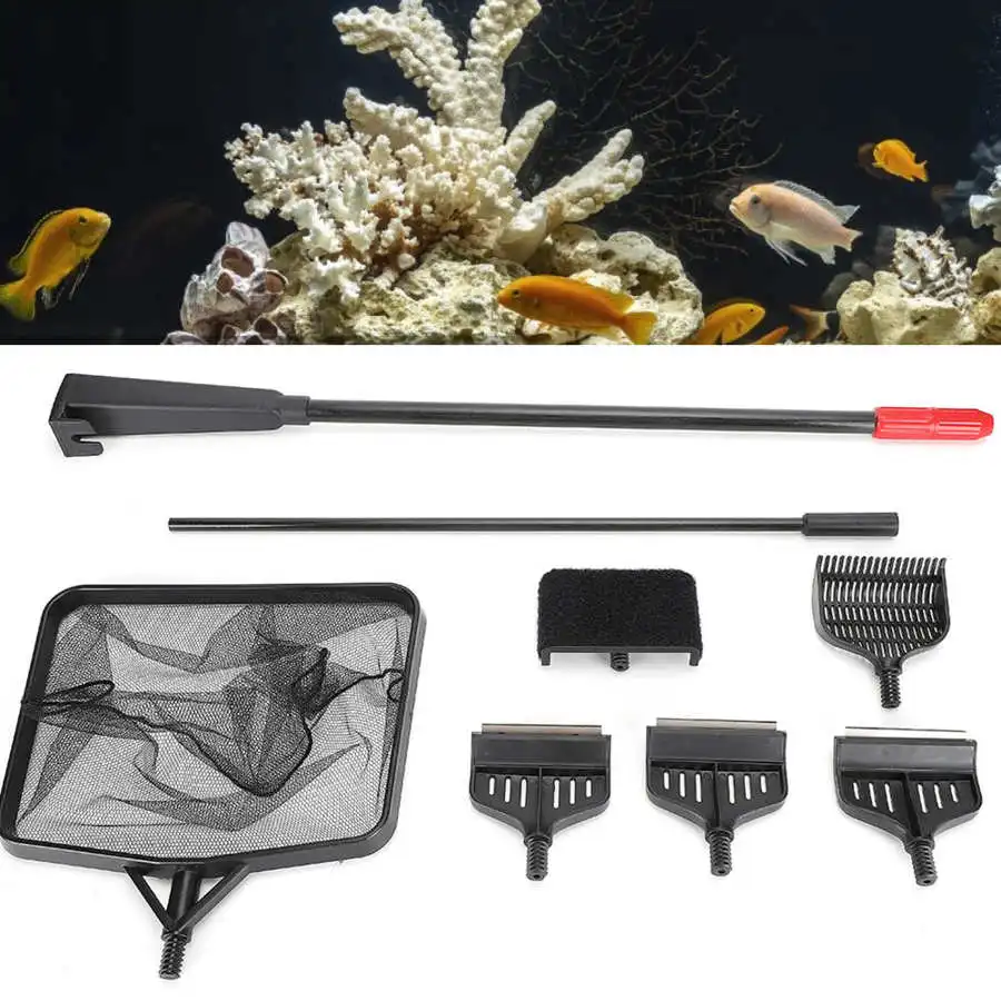 4 в 1 Аквариум многофункциональный набор инструментов для очистки водорослей