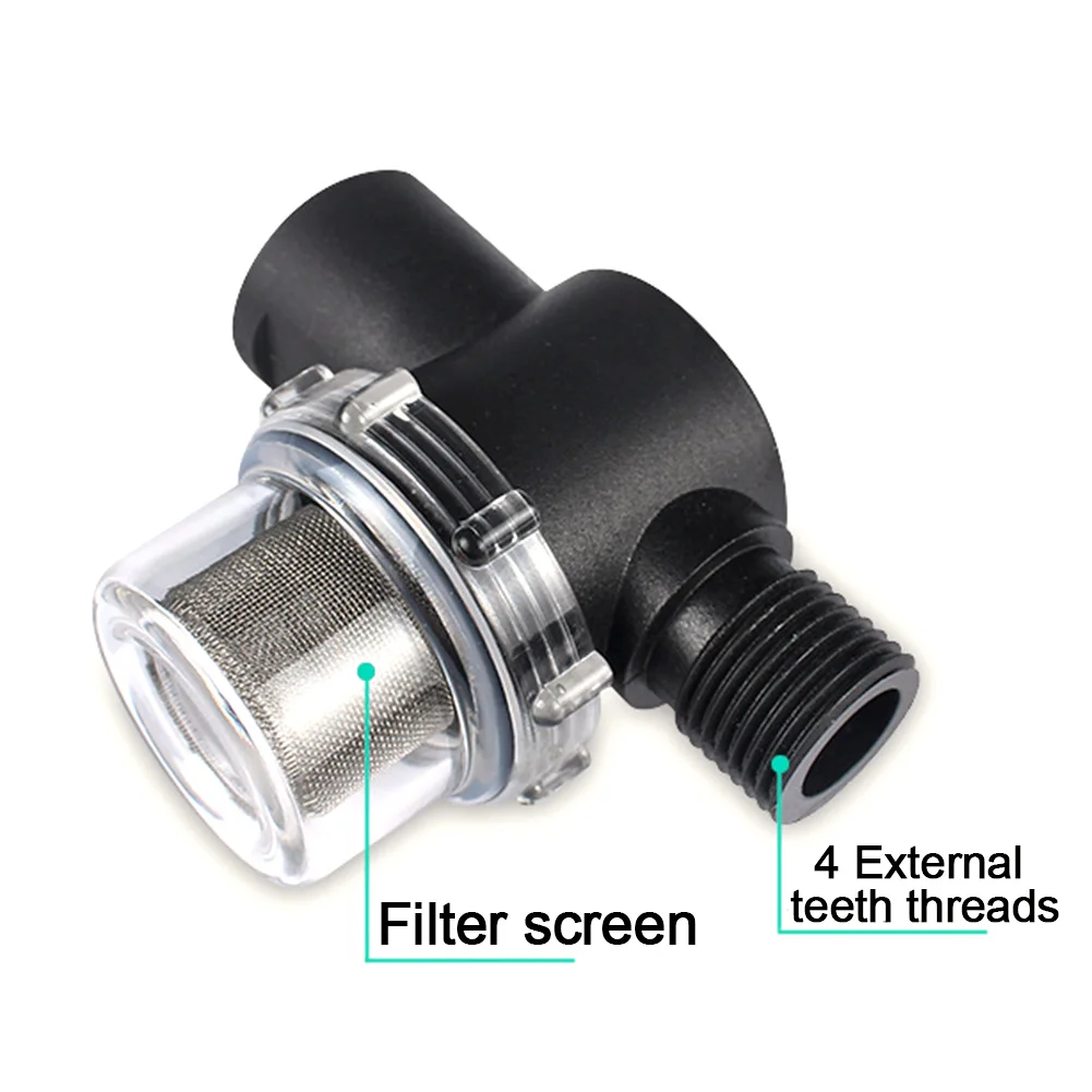 

Mesh Strainer Universal Easy Install Pipeline Connector Touring Car Purification Fittings Water Pump Filter 1/2inch RV Garden