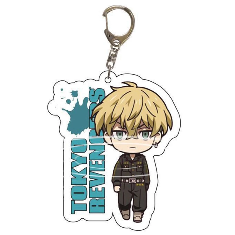 Anime Tokyo Revengers Character Sano Manjiro Key Chain Pendant Mikey Draken Cosplay Two-sided Acrylic Keychain Keyring Prop | Украшения и