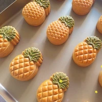 12 cavity 3d pineapple silicone mold for baking chocolate mousse cake mould tool