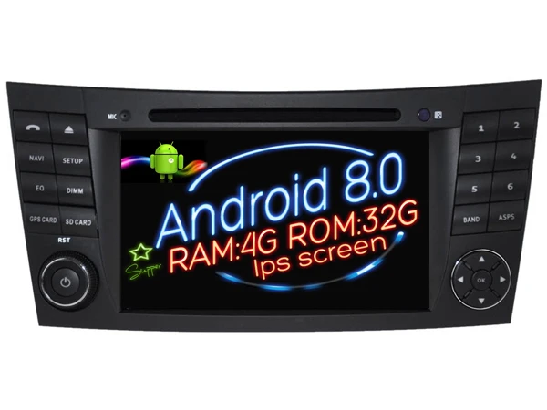 Android 8 0 Ips экран автомобильный Dvd Navi плеер для BENZ CLS W219 E CLASS W211 g класс W463 gps авто