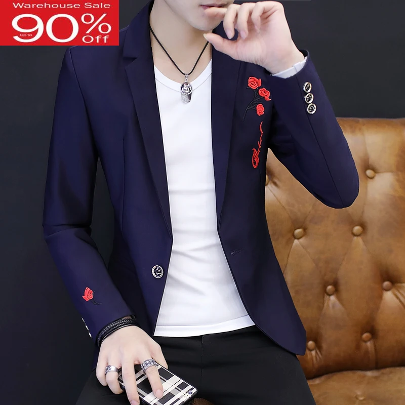 Мужской Блейзер Новинка весна осень 2020 мужской повседневный костюм для отдыха