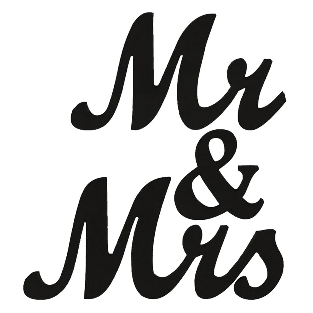 Новые Большие буквы Mr и Mrs вывески деревянные Милая Свадебная декорация