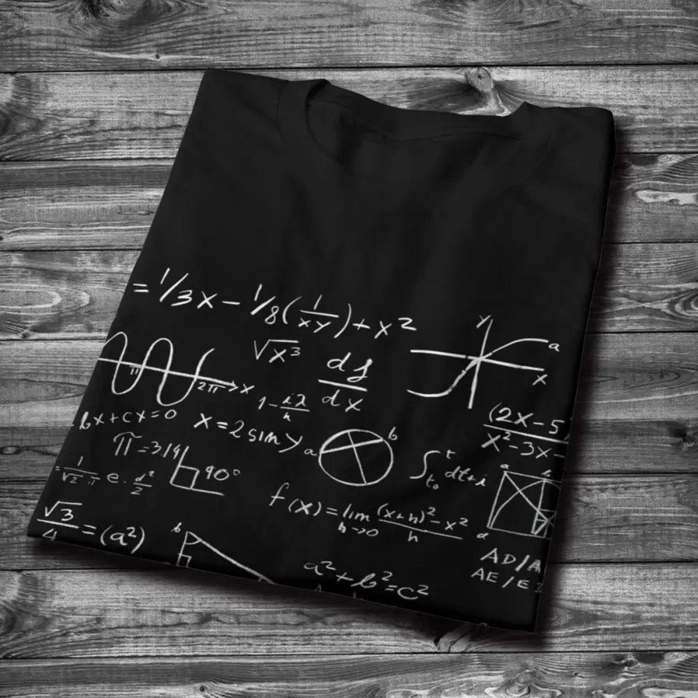 Man Math Science Fun T Shirt Top Design Plus Size Summer SoftT-Shirt | Мужская одежда