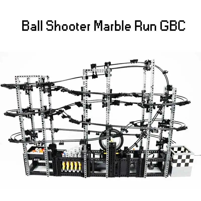 

Creative Building Block Ball Shooter Marble Run Science Educational Gift Children's toy Education Model MOC Building Blocks