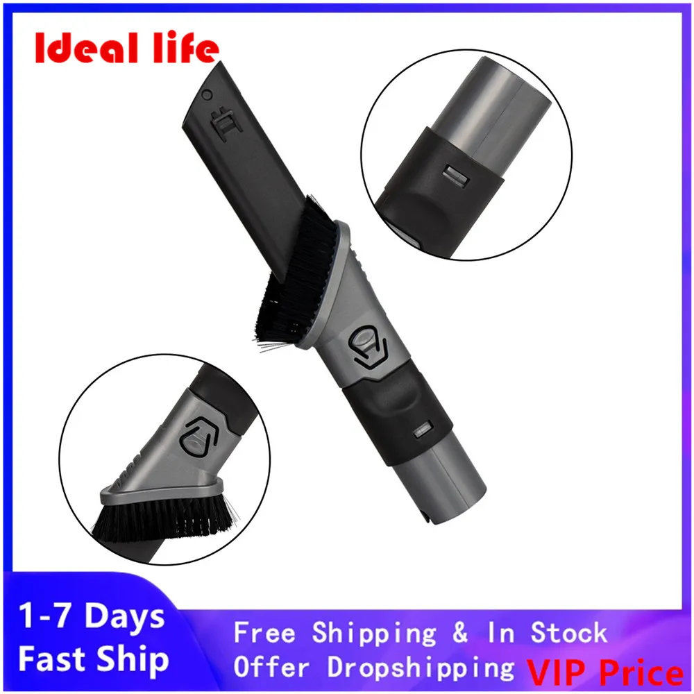 

2 In 1 Combination Crevice Tool Brush For Shark HV380 HV380C HV380W HV381 HV381C HV382 (210FLIH380) For Rocket DuoClean Vacuums
