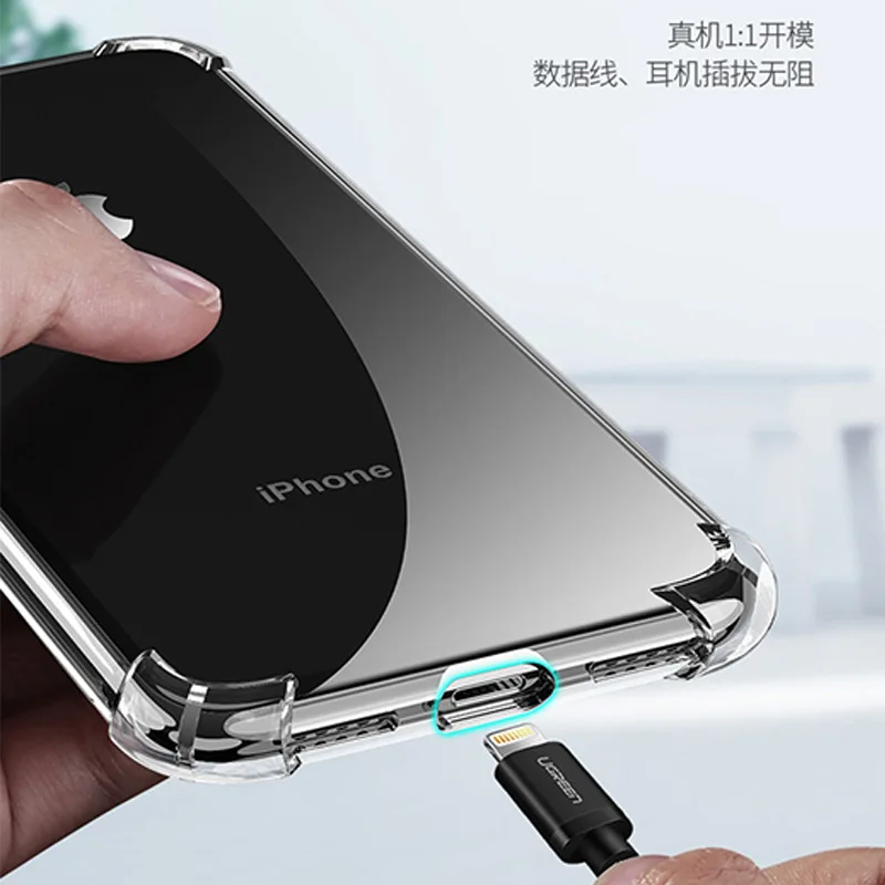 Роскошный прозрачный мягкий силиконовый чехол для телефона для iPhone 6S 6S 7 7S iPhone 8 Plus X 10 11 Pro XR XS Max 5 5S 5SE