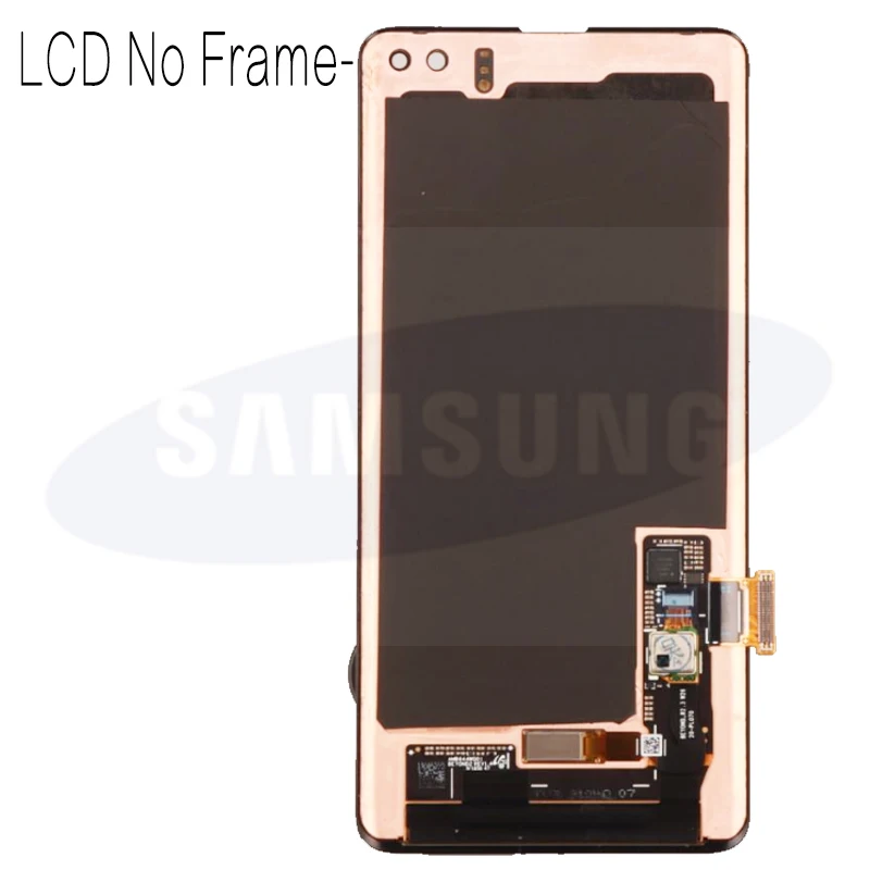 ЖК дисплей Super Amoled 100% ''для SAMSUNG Galaxy S10 Plus 6 4 G975F оригинальный с дигитайзером
