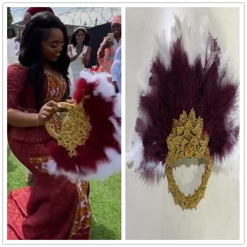 Африканский фон под заказ с изображением перьев поддержки широкого сбыта липких