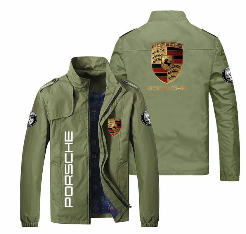 

New Men's Zipper Sweatshirt Spring and Autumn Printed Casual Jacket Car Logo 4S Shop Workwear Jacket