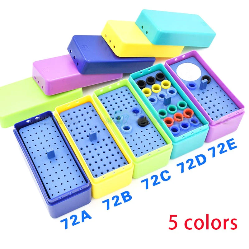 

72 holes Dental Sterilize Plasticendo box endodontic box autoclavable box