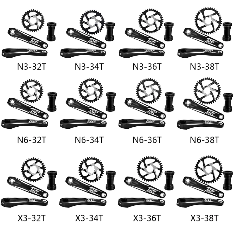 

2021 New Swtxo Bicycle Mtb Gxp Crankset 170Mm Crank for Shi-mano Sram X1
