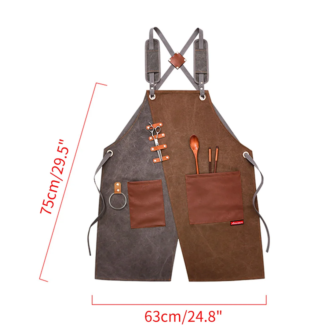 

New Chef Uniform Unisex Cowboy Apron Cooking Kitchen Apron Restaurant Cooking Coffee Shop Restaurant Bakery Clothing Shirt