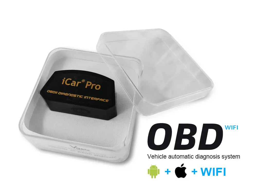 Vgate icar wifi OBD II elm 327 V2.1 pro obd 2 сканер сканирующий инструмент профессиональный автомобильный диагностический инструмент считыватель кодов OBDII для ios android ipone