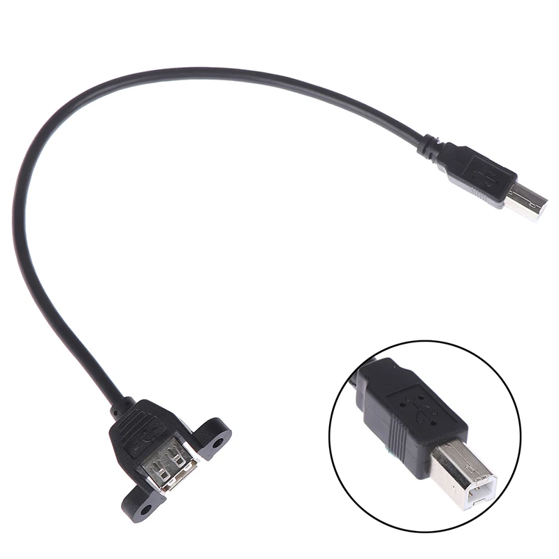 Высокое качество 0 3 м/0 5 м/1 м USB B папа к USB2.0 A женский принтер удлинитель Панель