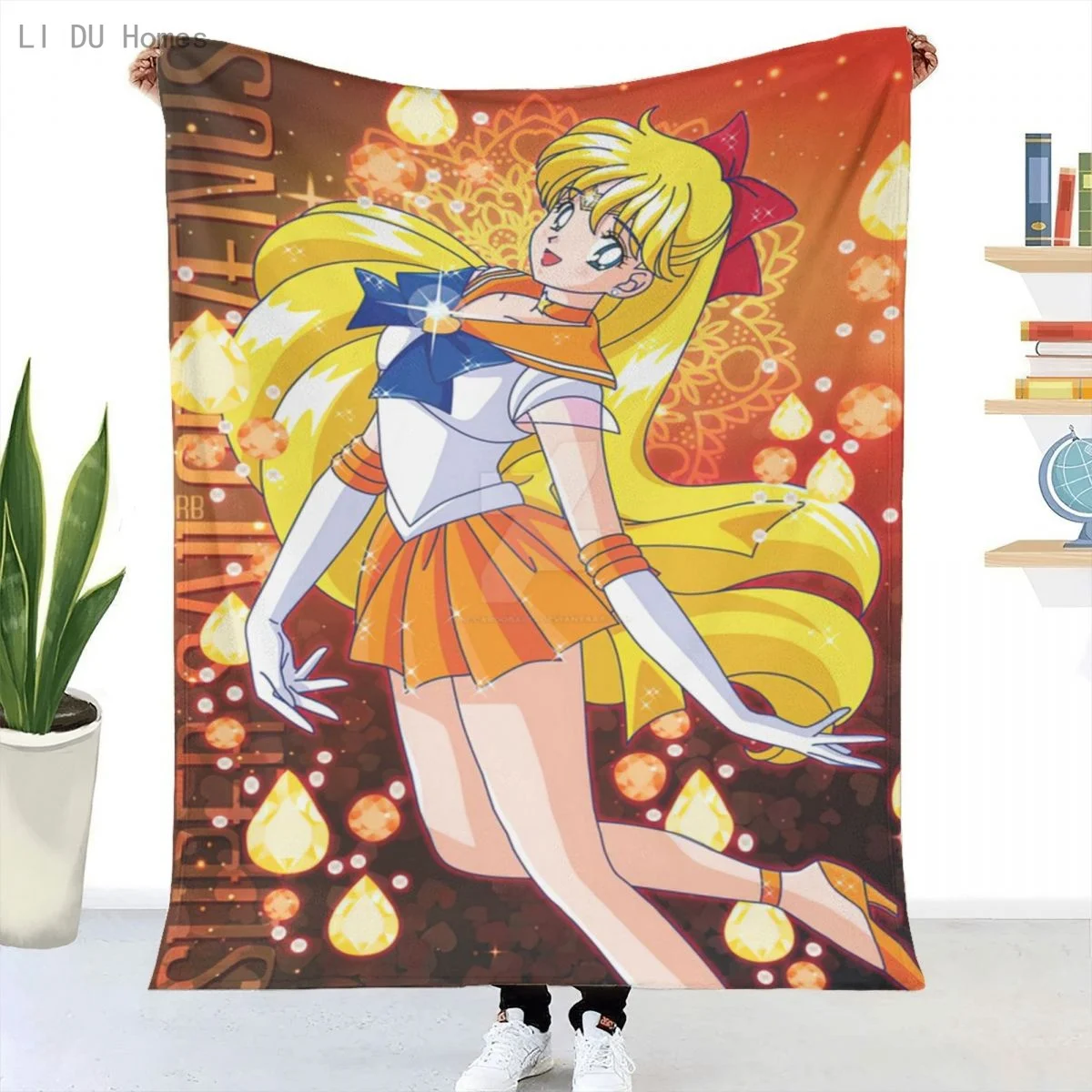 

Sailormoon Blanket Plaid Flannel Throw Printed Quilts 3d Print Keep Warm Sofa Bedroom Sherpa Blankets Family Bed Bedding Gift