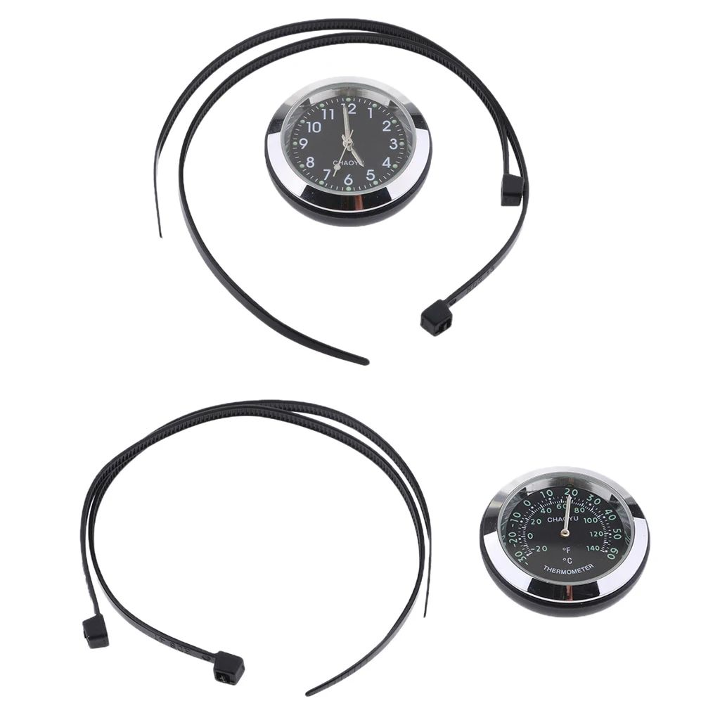 Крепление на руль часы и термометр универсальный для мотоциклов E Bikes|Измеритель