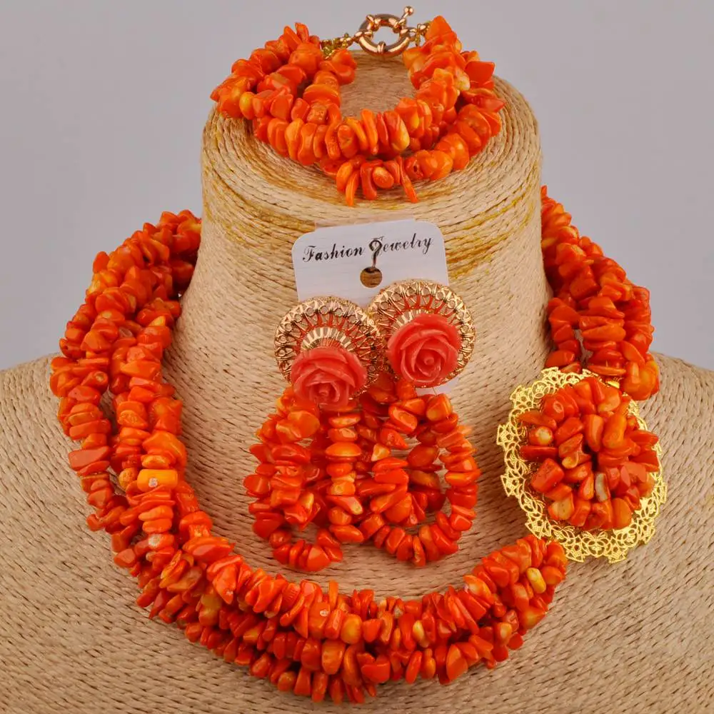 Ювелирный Комплект из колье и серёг в африканском стиле | Украшения аксессуары